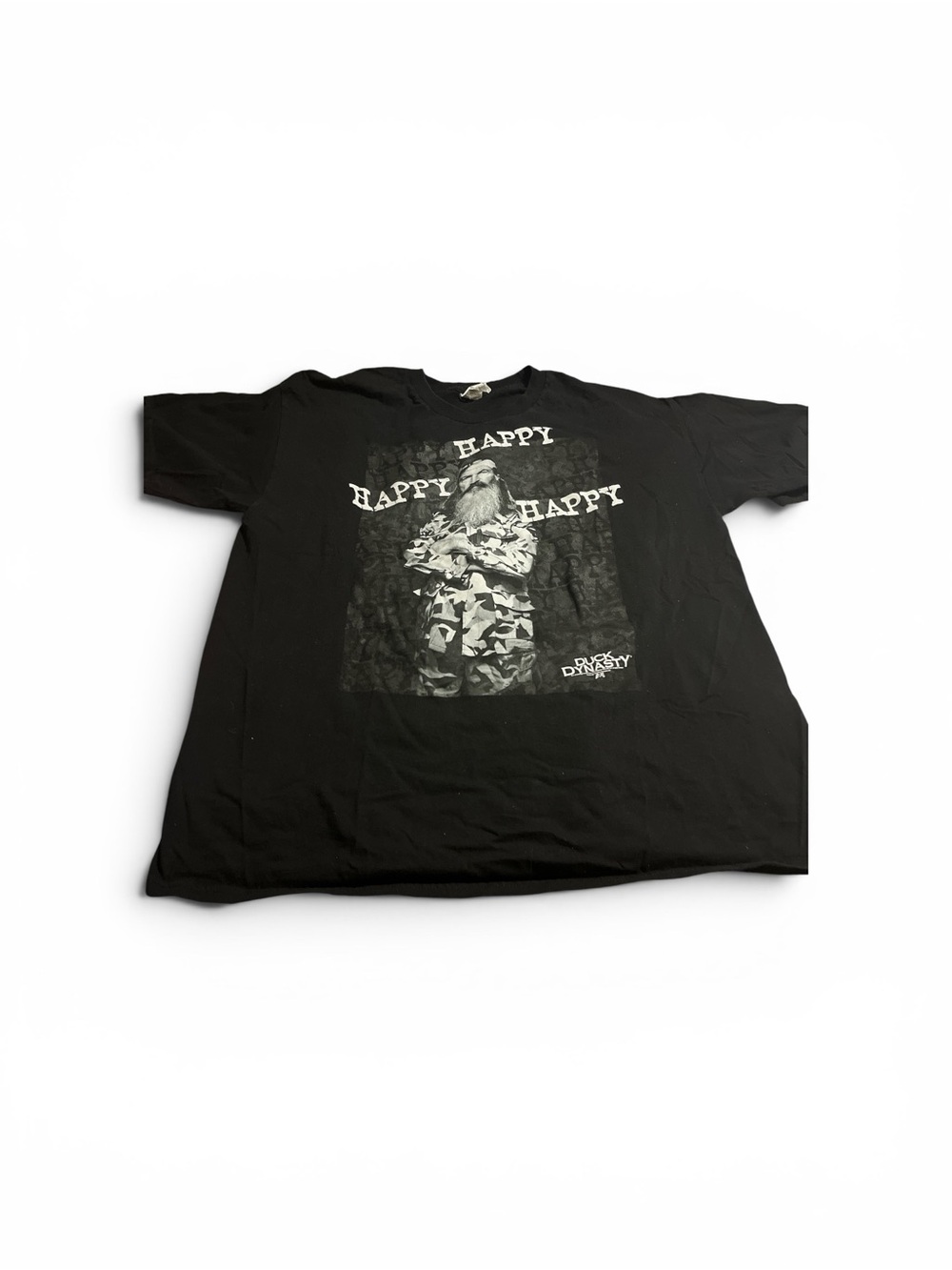 Happy Graphic Short Sleeve Tee - Black
